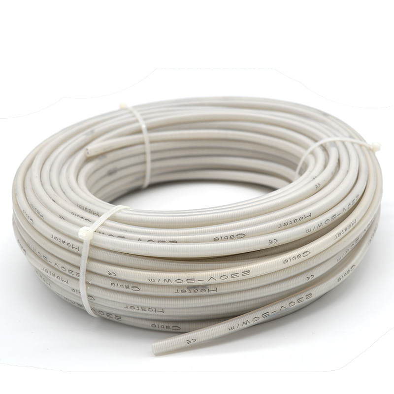 Нагревательный кабель из силиконовой резины, 36 В, 240 В, 25 Вт / м