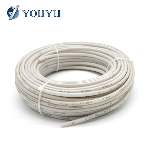 36V～240V 25W/M Silicone Rubber Heating Cable