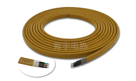 Connection method of series constant power electric heating cable