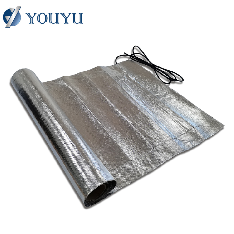 Electric Floor Heating Mat For Floor Heating System Aluminum Foil Heating Mat