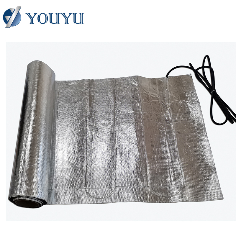 Electric Floor Heating Mat For Floor Heating System Aluminum Foil Heating Mat