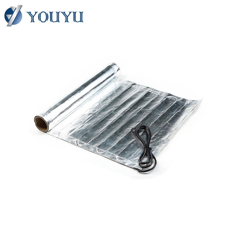 Electric Floor Heating Mat For Floor Heating System Aluminum Foil Heating Mat