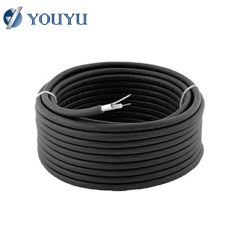 Single and double conduction heating cable for greenhouse plants and vegetables