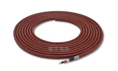 High-altitude grain and oil pipeline using electric heating cable for heat preservation and accompanying heat