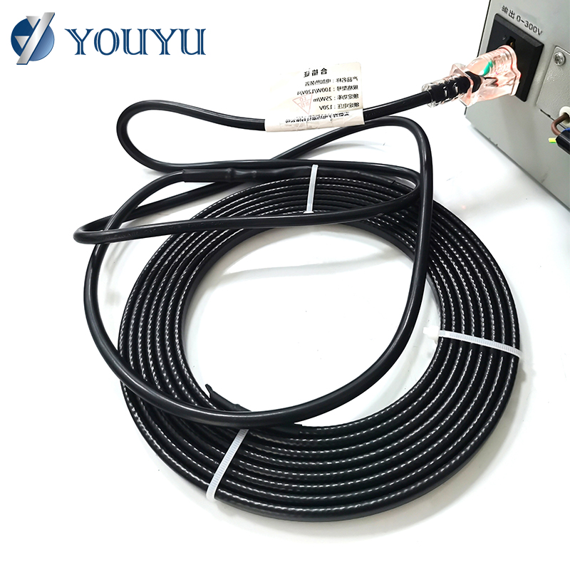 Pipe Freeze Protection Self Regulating Heating Cable Self-regulating Heating Cable for Pipe Freeze Protection with Plug