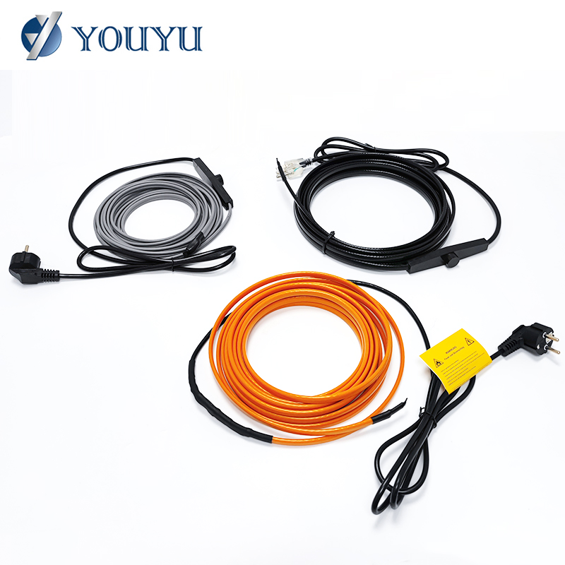Pipe Freeze Protection Self Regulating Heating Cable Self-regulating Heating Cable for Pipe Freeze Protection with Plug