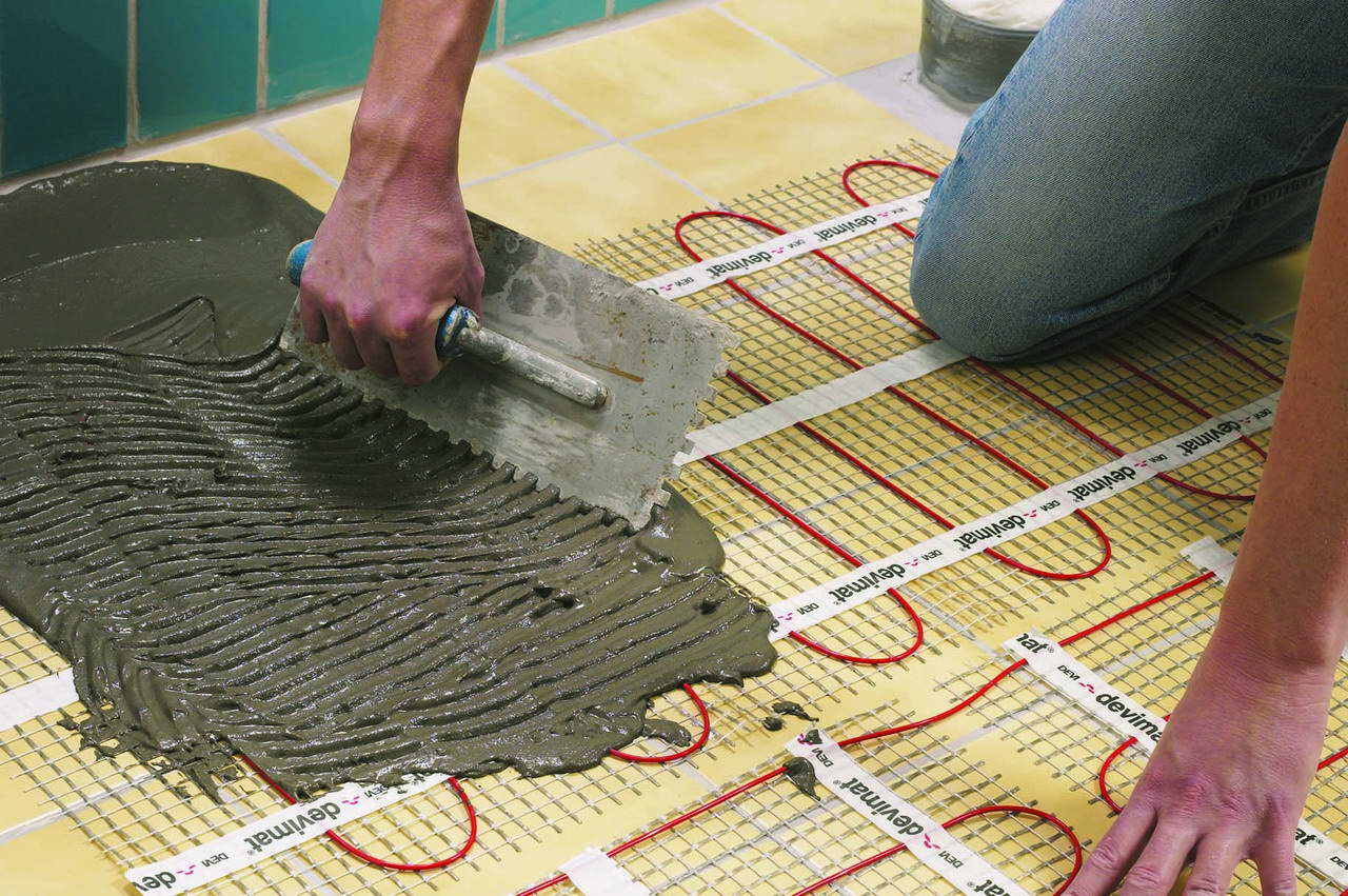 Electric Heating Mat for Bathroom Floors
