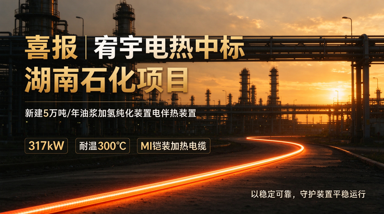 Announcement | Youyu Electric Heating Wins Bid for Hunan Petrochemical Project!
