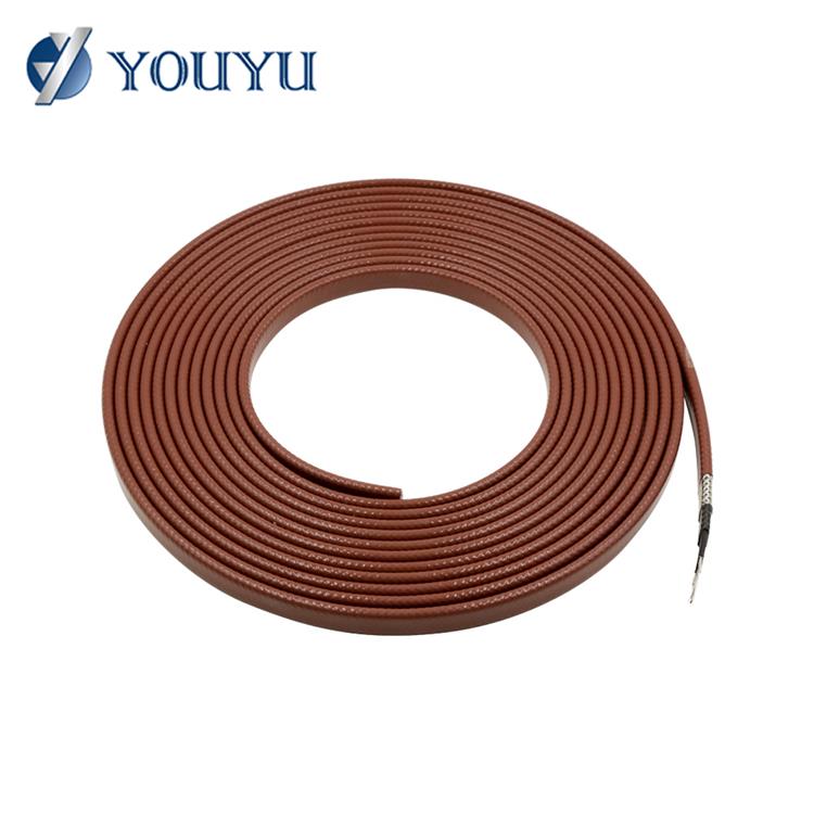 Self-limiting electric heating cable applied to peanut oil pipeline insulation