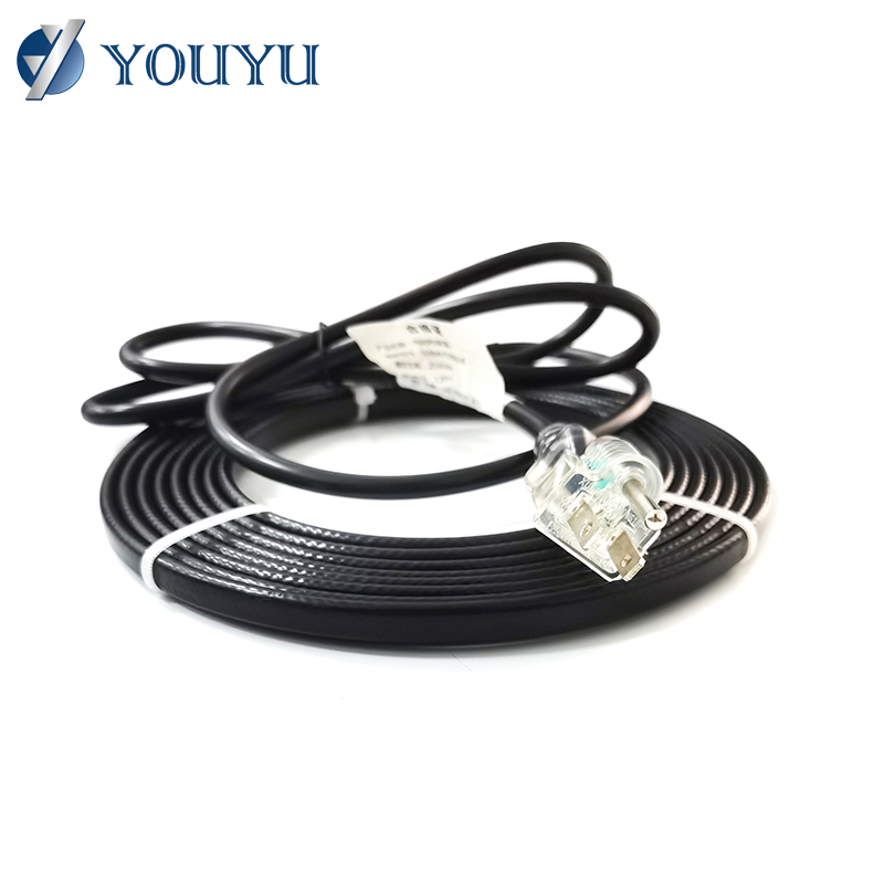 Pipe Freeze Protection Self Regulating Heating Cable Self-regulating Heating Cable for Pipe Freeze Protection with Plug